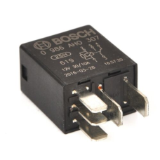 RELAY 12V 5PIN MINI SLIM 30A BLACK
