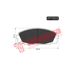 BRAKE PAD SET HILUX QUANTUM FRONT