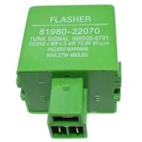 FLASHER UNIT TOYOTA GREEN  3 PIN