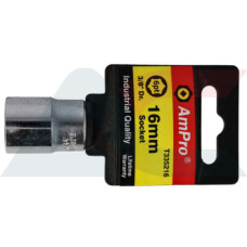 SOCKET 16MM 3/8" 6 POINT