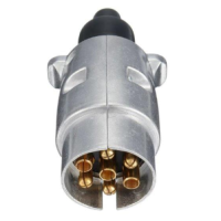 7 PIN MALE TRAILER PLUG METAL