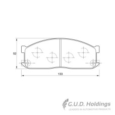 BRAKE PAD SET FORD MAZDA - MINIBUS FRONT