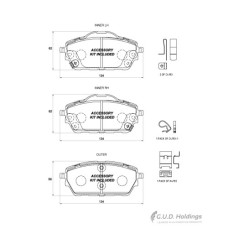BRAKE PAD SET HAVAL H2 1.5T