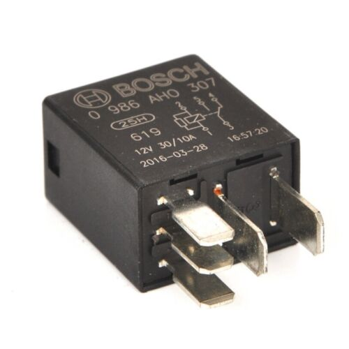 RELAY 12V 5PIN MINI SLIM 30A BLACK RELAY 12V 5PIN MINI SLIM 30A BLACK