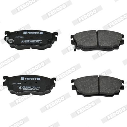 BRAKE PAD SET MAZDA 6 2.0-2.5 FRONT BRAKE PAD SET MAZDA 6 2.0-2.5 FRONT
