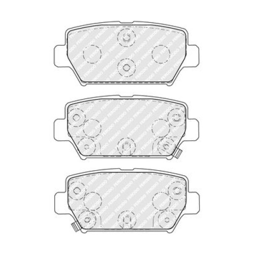 BRAKE PAD SET MITSUBISHI ECLIPSE REAR BRAKE PAD SET MITSUBISHI ECLIPSE REAR