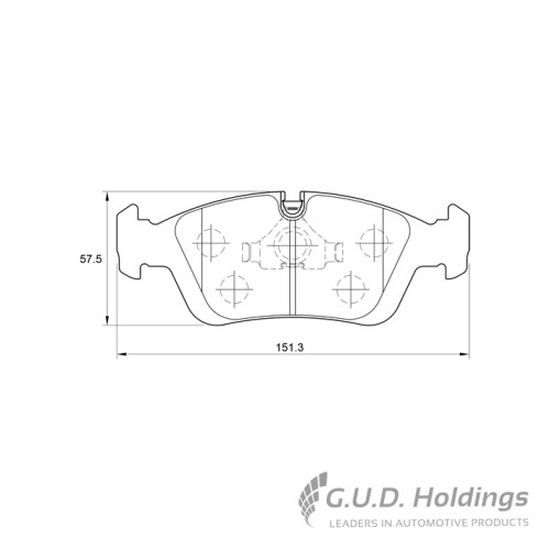 BRAKE PAD SET BMW E36 316i-328i Z3 FRONT BRAKE PAD SET BMW E36 316i-328i Z3 FRONT