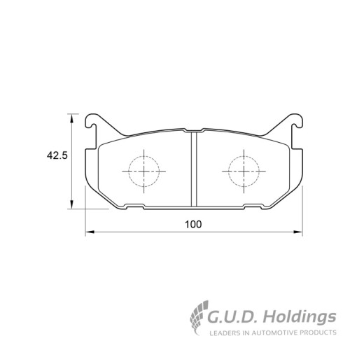 BRAKE PAD SET FORD TELSTAR MAZDA REAR BRAKE PAD SET FORD TELSTAR MAZDA REAR