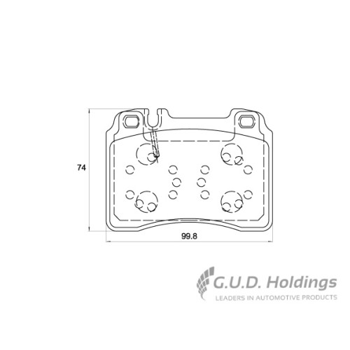 BRAKE PAD SET MERCEDES C S SLK FRONT BRAKE PAD SET MERCEDES C S SLK FRONT