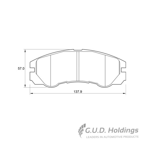BRAKE PAD SET ISUZU TROOPER OPEL FRONT BRAKE PAD SET ISUZU TROOPER OPEL FRONT