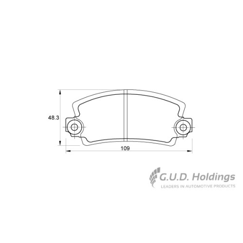 BRAKE PAD SET RENAULT ESPACE II REAR BRAKE PAD SET RENAULT ESPACE II REAR