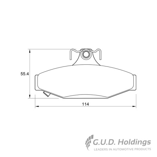 BRAKE PAD SET FORD FALCON REAR BRAKE PAD SET FORD FALCON REAR