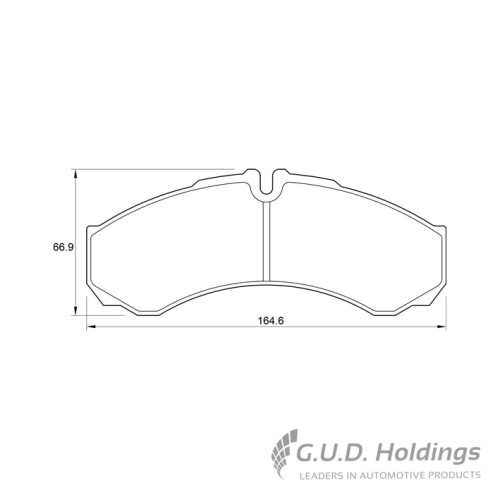 BRAKE PAD SET IVECO DAILY FRONT BRAKE PAD SET IVECO DAILY FRONT