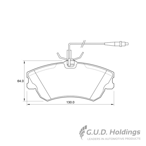 BRAKE PAD SET RENAULT ESPACE FRONT BRAKE PAD SET RENAULT ESPACE FRONT