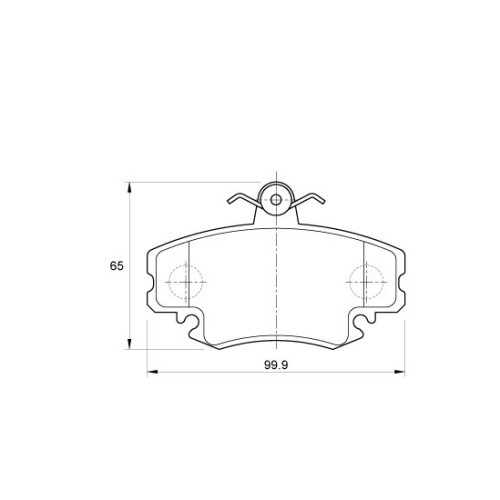 BRAKE PAD SET CLIO LOGAN MEGANE FRONT BRAKE PAD SET CLIO LOGAN MEGANE FRONT