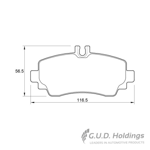 BRAKE PAD SET MERCEDES A W168 FRONT BRAKE PAD SET MERCEDES A W168 FRONT