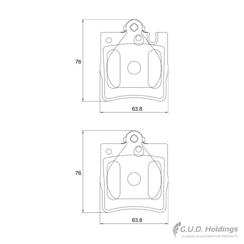 BRAKE PAD SET MERCEDES W203 REAR BRAKE PAD SET MERCEDES W203 REAR