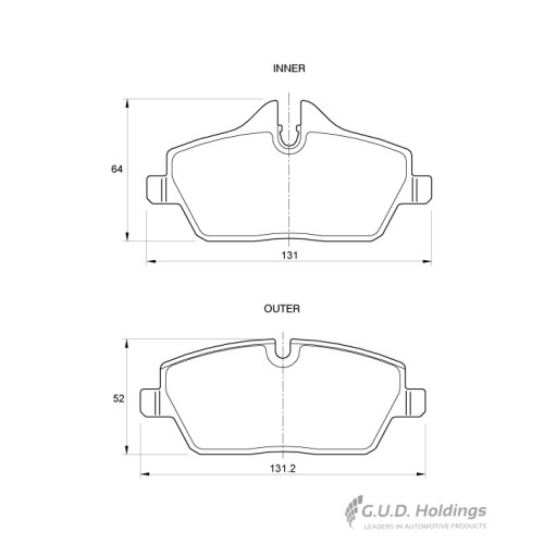 BRAKE PAD SET BMW 1 SERIES MINI FRONT BRAKE PAD SET BMW 1 SERIES MINI FRONT