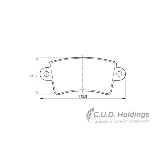BRAKE PAD SET NISSAN OPEL REAR BRAKE PAD SET NISSAN OPEL REAR