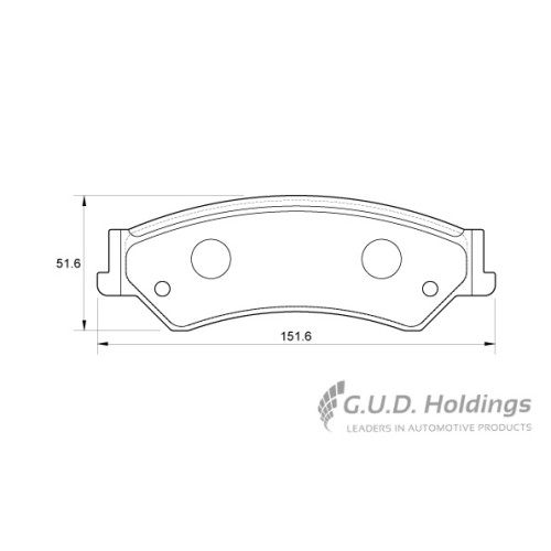 BRAKE PAD SET FORD TERRITORY 4.0i REAR BRAKE PAD SET FORD TERRITORY 4.0i REAR