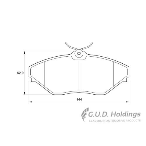 BRAKE PAD SET MAHINDRA SCORPIO FRONT BRAKE PAD SET MAHINDRA SCORPIO FRONT