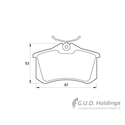 BRAKE PAD SET RENAULT PEUGEOT VW REAR BRAKE PAD SET RENAULT PEUGEOT VW REAR