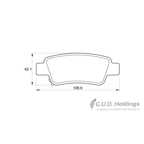 BRAKE PAD SET HONDA ACCORD CR-V REAR BRAKE PAD SET HONDA ACCORD CR-V REAR