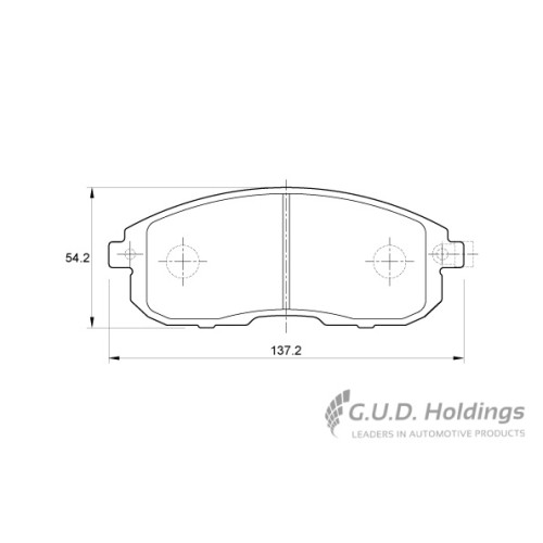 BRAKE PAD SET NISSAN SUZUKI TOYOTA FRONT BRAKE PAD SET NISSAN SUZUKI TOYOTA FRONT