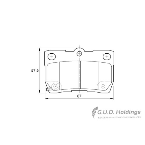 BRAKE PAD SET LEXUS GS IS REAR BRAKE PAD SET LEXUS GS IS REAR