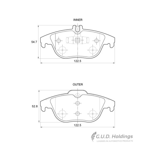 BRAKE PAD SET MERCEDES C E CLASS REAR BRAKE PAD SET MERCEDES C E CLASS REAR