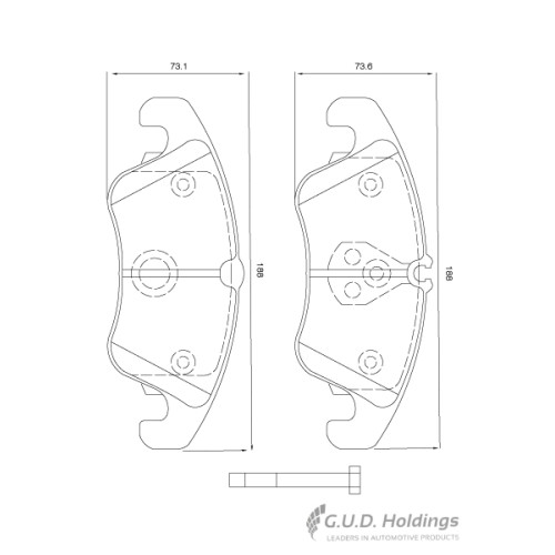 BRAKE PAD SET AUDI A4-A7 Q5 S5 FRONT BRAKE PAD SET AUDI A4-A7 Q5 S5 FRONT