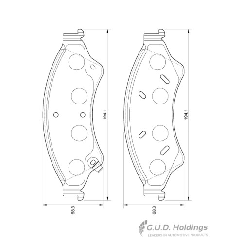 BRAKE PAD SET FORD MAZDA VW FRONT BRAKE PAD SET FORD MAZDA VW FRONT
