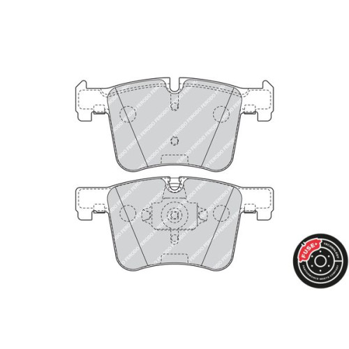 BRAKE PAD SET BMW 1-2-3-4 X3-X4 FRONT BRAKE PAD SET BMW 1-2-3-4 X3-X4 FRONT
