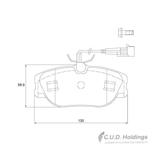 BRAKE PAD SET ALFA SPIDER 2.0 FRONT BRAKE PAD SET ALFA SPIDER 2.0 FRONT