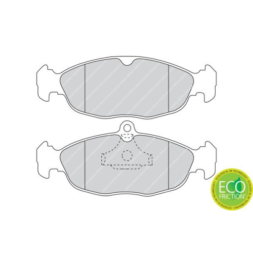 BRAKE PAD SET ASTRA F KADETT 1.4i FRONT BRAKE PAD SET ASTRA F KADETT 1.4i FRONT