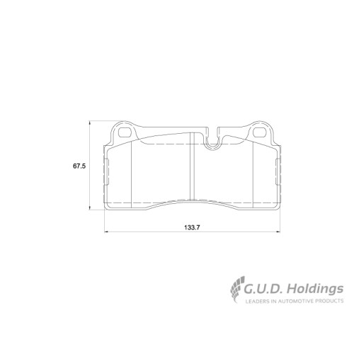 BRAKE PAD SET AUDI Q7 QUATTRO REAR BRAKE PAD SET AUDI Q7 QUATTRO REAR