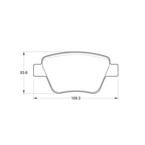 BRAKE PAD SET VW GOLF JETTA AUDI REAR BRAKE PAD SET VW GOLF JETTA AUDI REAR