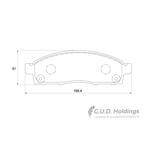 BRAKE PAD SET NISSAN NV200 1.5-1.6 FRONT BRAKE PAD SET NISSAN NV200 1.5-1.6 FRONT