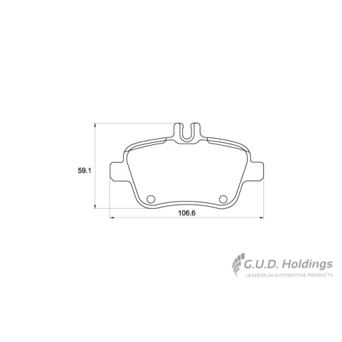 BRAKE PAD SET MERCEDES A B C S REAR BRAKE PAD SET MERCEDES A B C S REAR