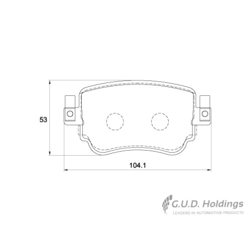 BRAKE PAD SET A1 S1 Q3 POLO CADDY REAR BRAKE PAD SET A1 S1 Q3 POLO CADDY REAR