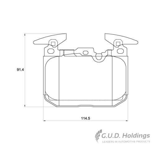 BRAKE PAD SET BMW 1-2-3-4 FRONT BRAKE PAD SET BMW 1-2-3-4 FRONT