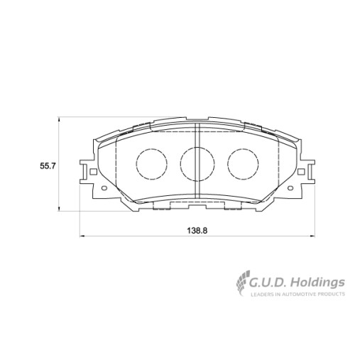 BRAKE PAD SET TOYOTA AURIS COROLLA FRONT BRAKE PAD SET TOYOTA AURIS COROLLA FRONT