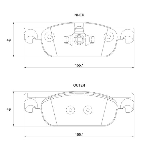 BRAKE PAD SET RENAULT CLIO IV SANDERO BRAKE PAD SET RENAULT CLIO IV SANDERO