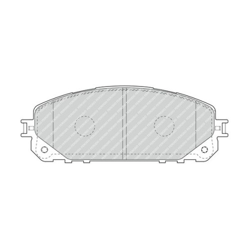 BRAKE PAD SET JEEP CHEROKEE IV FRONT BRAKE PAD SET JEEP CHEROKEE IV FRONT