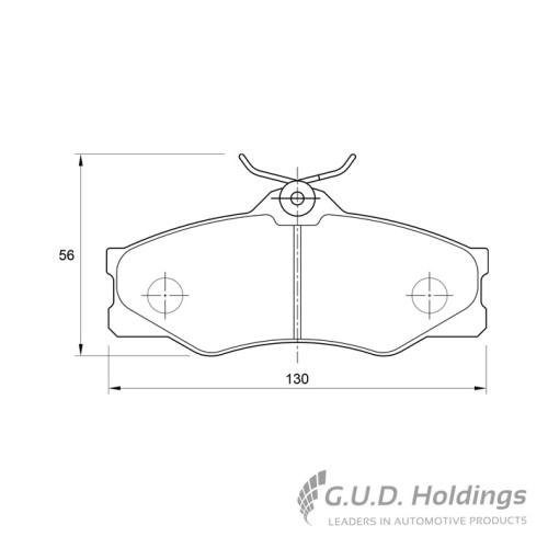 BRAKE PAD SET VW KOMBI MICROBUS FRONT BRAKE PAD SET VW KOMBI MICROBUS FRONT