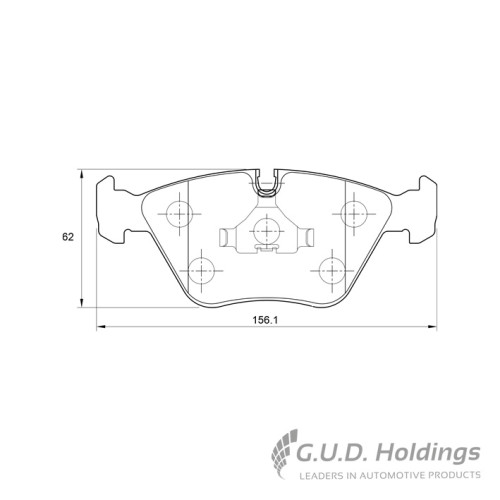 BRAKE PAD SET BMW 5/7 M3/M5 Z3/Z4 FRONT BRAKE PAD SET BMW 5/7 M3/M5 Z3/Z4 FRONT