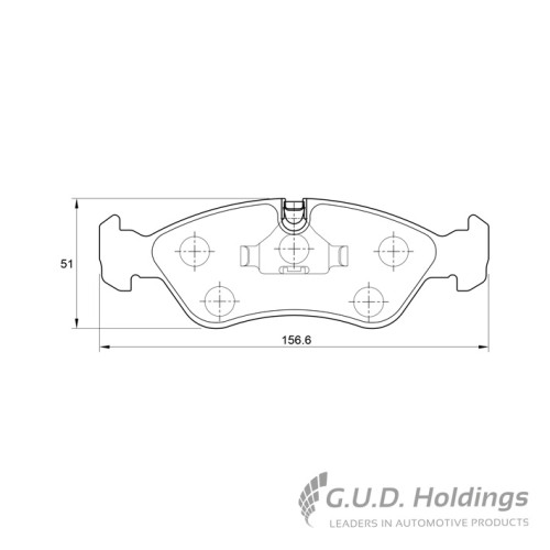 BRAKE PAD SET OPEL ASTRA KADETT FRONT BRAKE PAD SET OPEL ASTRA KADETT FRONT