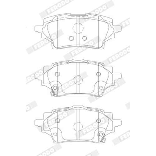 BRAKE PAD SET TOYOTA C-HR COROLLA REAR BRAKE PAD SET TOYOTA C-HR COROLLA REAR